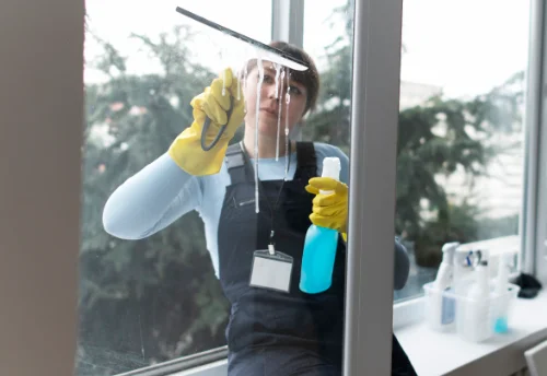 Nettoyage de vitres intérieures et extérieures à Lamarque